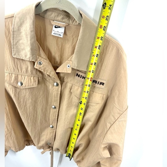 Nike Air Womens Mod Crop Jacket Size XL Windbreaker Utility Gorpcore Lightweight - Picture 13 of 14